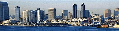 San Diego Skyline Daytime from SD bay